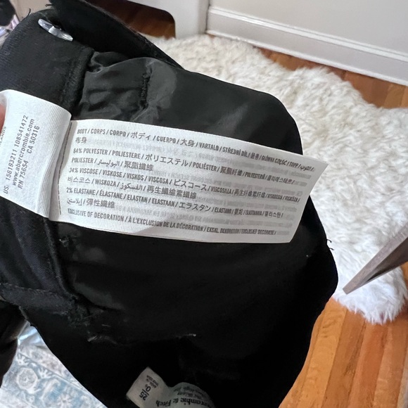 Abercrombie Black Split Hem Pants - Picture 10 of 10